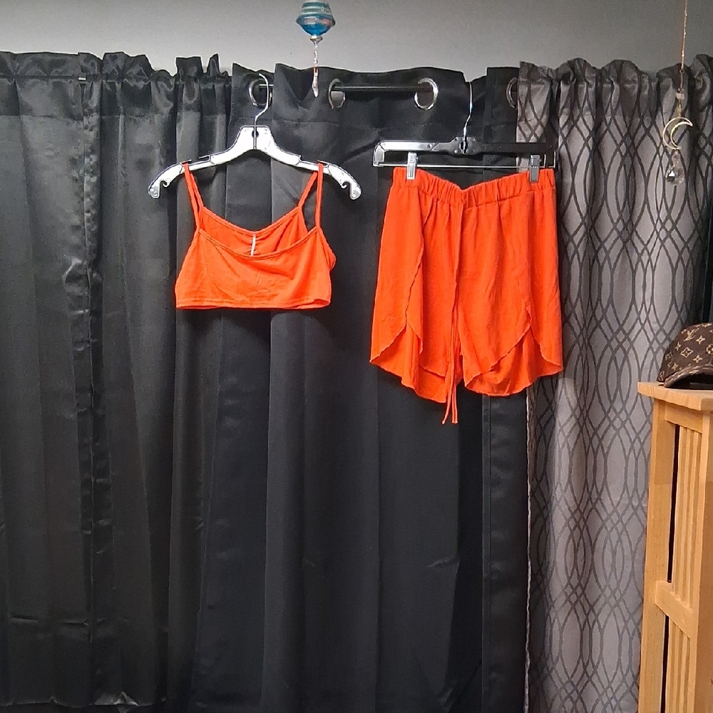 Lilla P Orange Women's Shorts